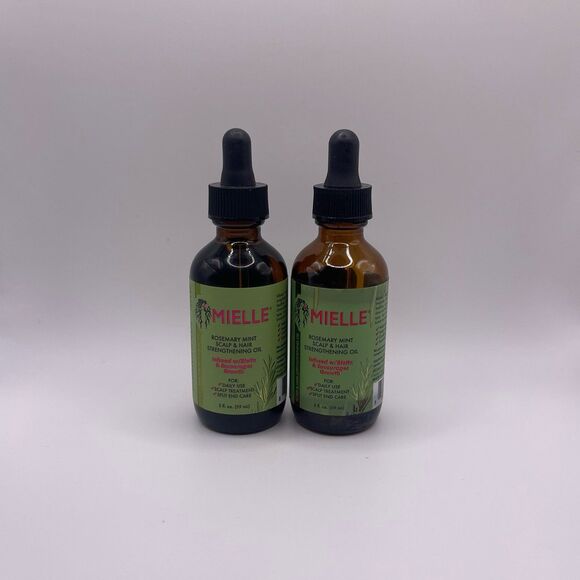 Mielle Rosemary Mint Scalp Hair Strengthening Oil 2 PCS. Set - Picture 5 of 12